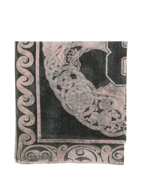 Ottolinger graphic-print pareo Black 129904128