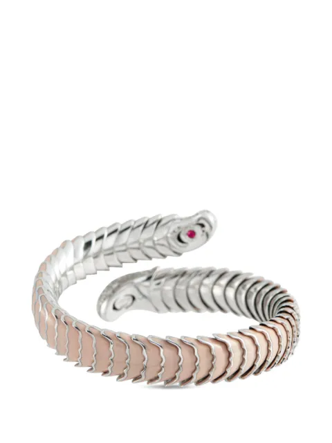 Roberto Coin Pre-Owned diamond and enamel serpentine bracelet Silver RC01050726