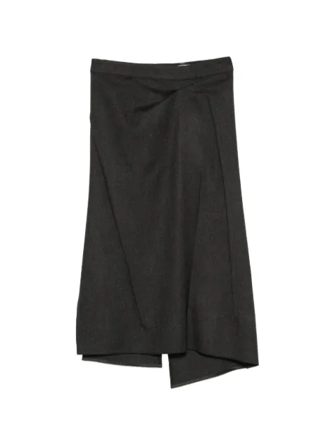 Victoria Beckham pressed midi skirt Grey 1326WSK007362D