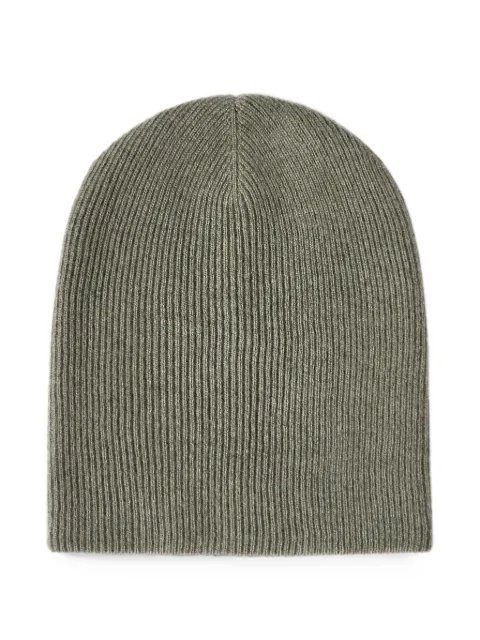 Brunello Cucinelli cashmere English-rib knit beanie Green M12175479C9986