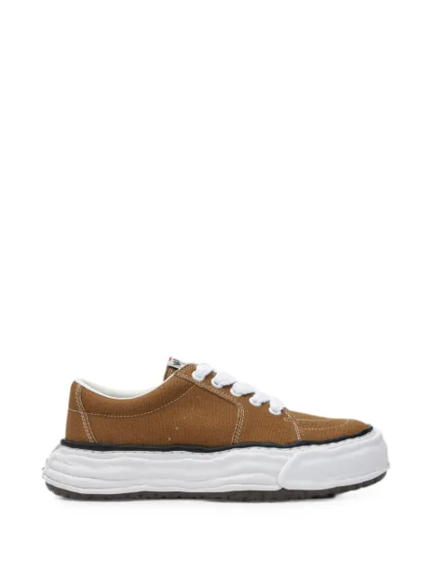 Maison MIHARA YASUHIRO Eric OG contrast-stitching chunky-sole sneakers Brown A16FW703CO