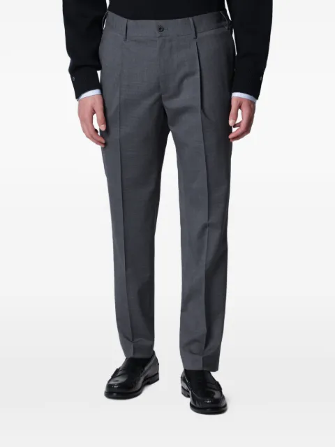 Santaniello Irno pleated trousers Grey E2989WO