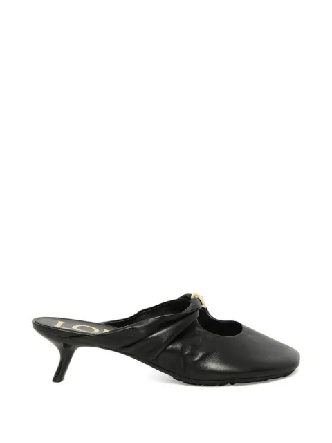 LOEWE Pebble Soft mules Black L815379X95
