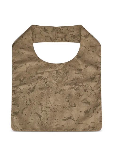Laminar water-jacquard tote bag Brown BAG0008XL12855J2154