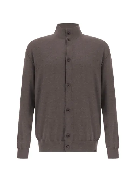 Paul & Shark high-neck button-up cardigan Brown 26411747