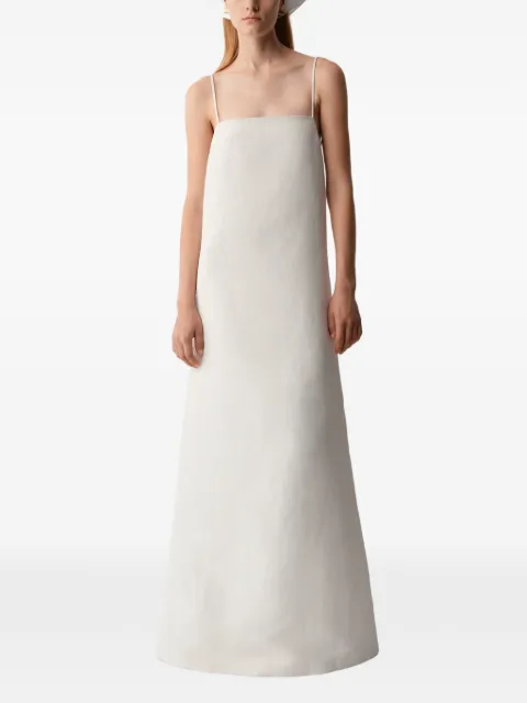 Calvin Klein open-back spaghetti-strap dress Neutrals LV0VY00802OFW