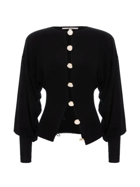 MANURÍ Aura button-up top Black MRFW26TLWL9CD05