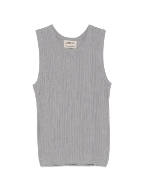 Carrer Tone ribbed tank top Grey TONETANK