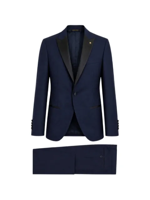 Manuel Ritz single-breasted suit Blue 3430AR3358233163