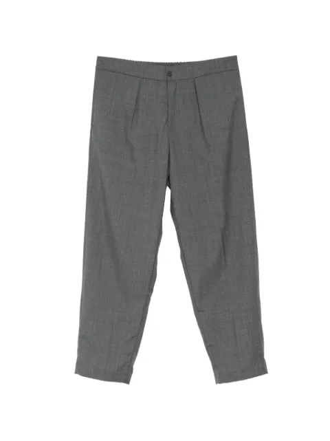Kiton rear elasticated waistband trousers Grey UPKN099K0711H02004