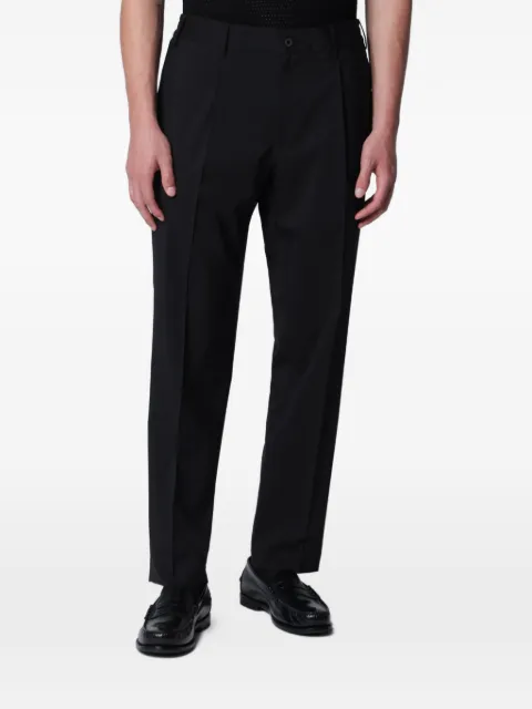 Santaniello Irno pleated trousers Black E2989WO