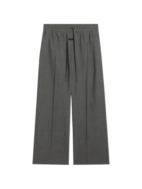 Fear Of God drawstring-waist oxford trousers Grey FG9M65653OXF