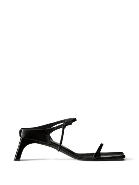 Calvin Klein square-toe knotted sandals Black LV0VY03400UB1