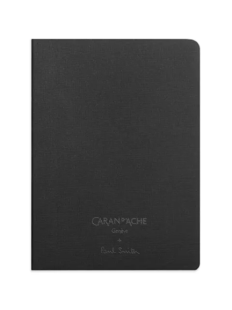 Caran d'Ache x Paul Smith logo-print dotted notebook Black 454344