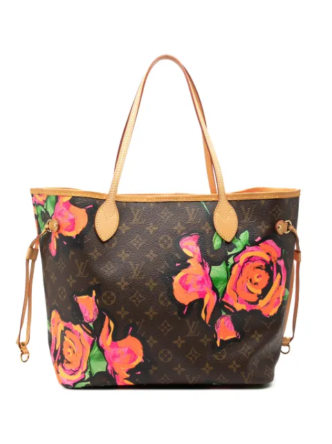 Louis Vuitton Pre-Owned 2009 Monogram Roses Neverfull MM tote bag Brown 7ZV2F2PWS3CF18TU