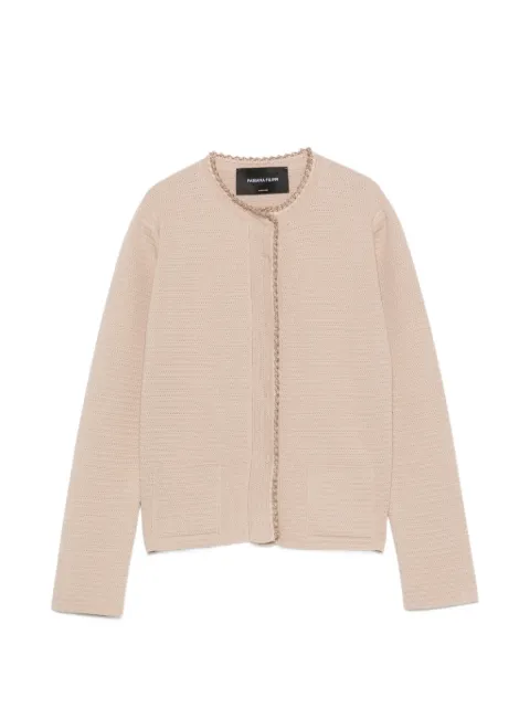 Fabiana Filippi textured cardigan Neutrals GCD266F045L767