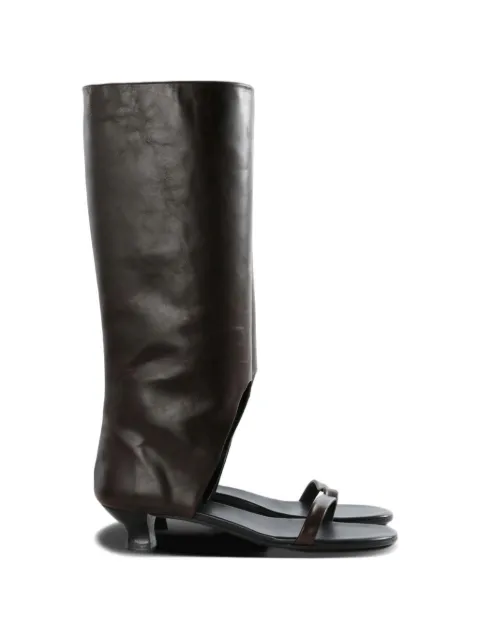 Paloma Wool knee-high gaiter sandals Black WB0002323