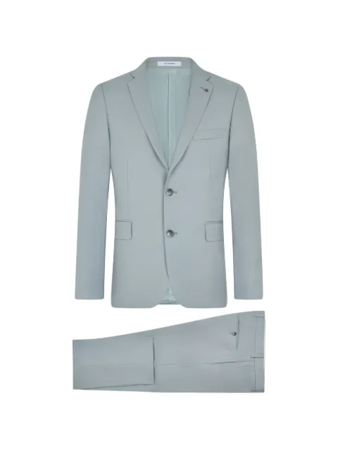 Tagliatore single-breasted wool suit Blue 2FBR22B01070001
