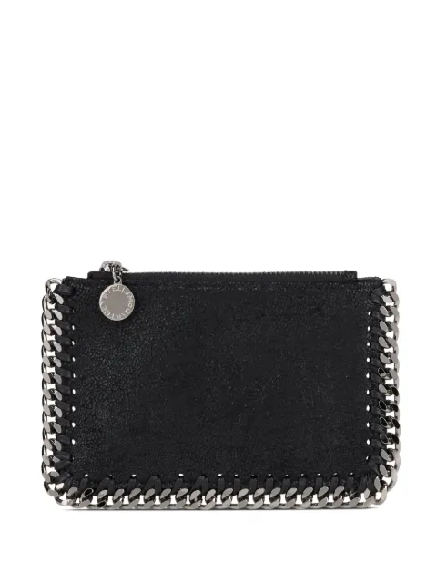 Stella McCartney Falabella chain-trim wallet Black 7P0094W9132