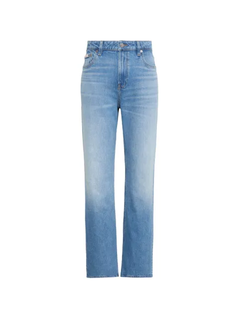 Calvin Klein whiskering-effect jeans Blue LV047G707GYM3
