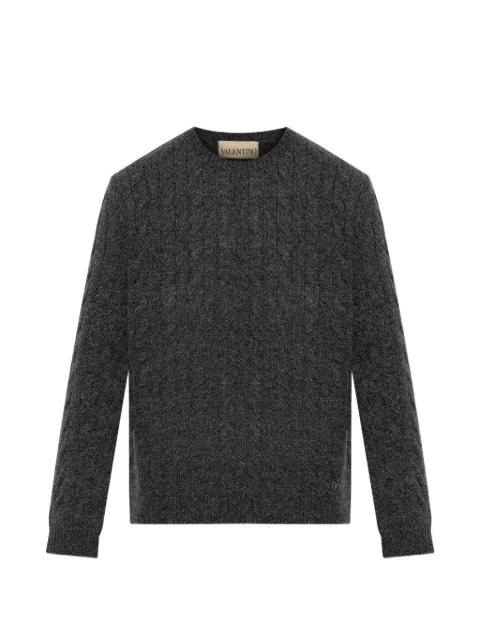 Valentino Garavani cable-knit sweater Grey B3KC75DADH