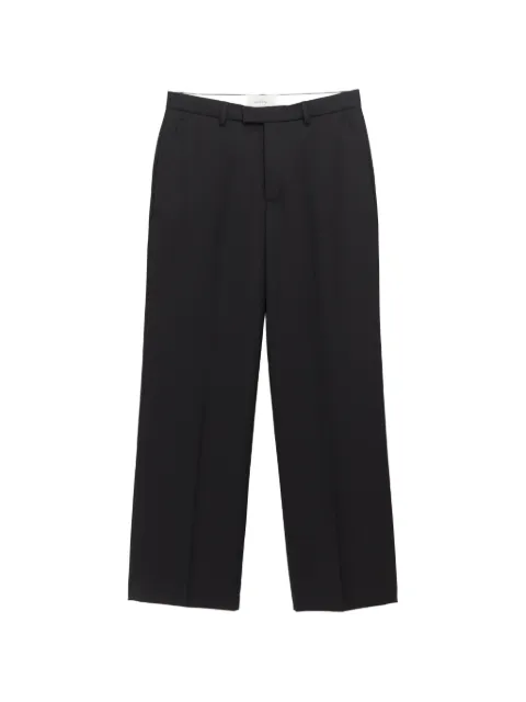 Second/Layer Primo pressed-crease tailored trousers Black SS26102302