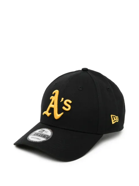 NEW ERA CAP Oakland Athletics side patched 9FORTY baseball cap Black 60691276