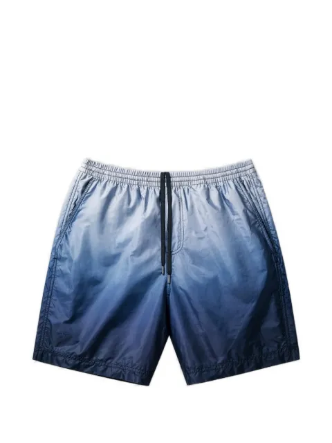 TRUE TRIBE gradient-effect swim shorts Blue NEATMIRAGE