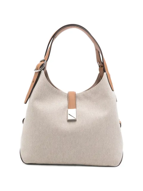 Kate Spade leather-trim canvas tote bag Neutrals KO740