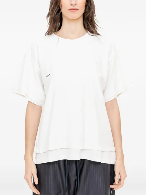 FAÇON JACMIN Thoai Mirror double-layer T-shirt White THOAIMIRRORDOUBLETSHIRT