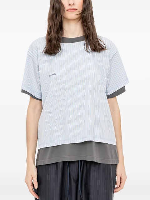 FAÇON JACMIN Thoai Mirror double T-shirt Blue THOAIMIRRORDOUBLETSHIRT