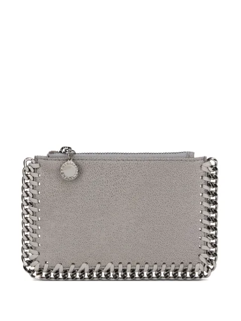 Stella McCartney Falabella chain-trim wallet Grey 7P0094W9132