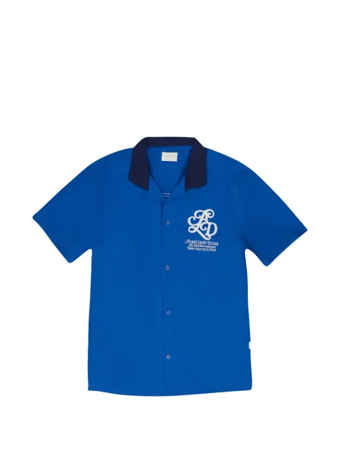 Aimé Leon Dore logo-print bowling shirt Blue SS24WT004CLASSICBLUE