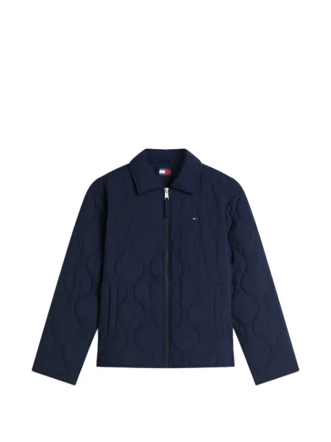 Tommy Hilfiger quilted zip-up bomber jacket Blue DW0DW22909