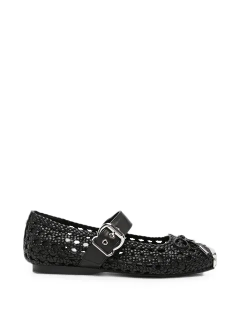 Cult bow-detail ballet flats Black CLW466600
