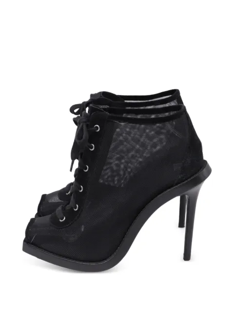 Versace mesh lace-up sandals Black GILTPUUSSH744667W