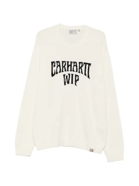Carhartt WIP logo-intarsia sweater Neutrals I036847