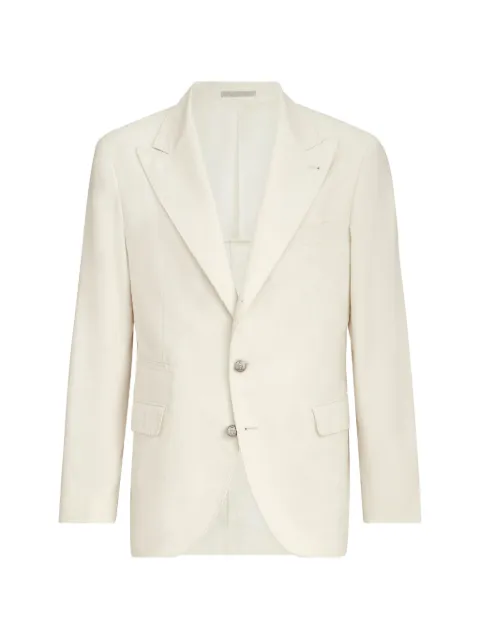 Brunello Cucinelli Sea Island corduroy deconstructed blazer Neutrals ML4627BFD8C1050