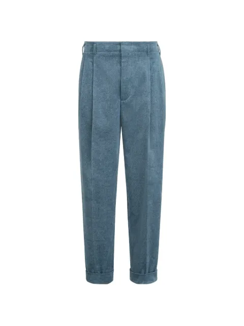 Brunello Cucinelli double-pleat trousers Blue MV451L00NC005