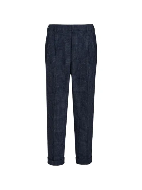 Brunello Cucinelli double-pleated trousers Blue MV443L00NC777
