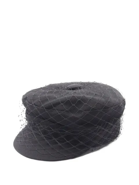 Christian Dior Pre-Owned 2010s Revolution veiled cap Black 1062053