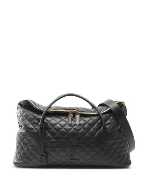 Saint Laurent Pre-Owned ES giant quilted travel bag Black 1060151