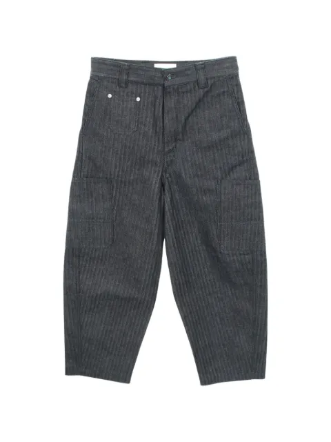 Givenchy Pre-Owned Couture Seam herringbone cargo pants Blue 1052105