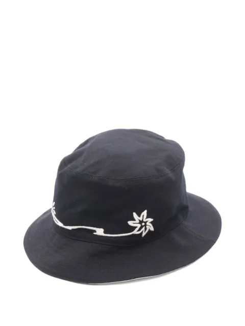Christian Dior Pre-Owned x Travis Scott Cactus Jack embroidered bucket hat Black 1067345