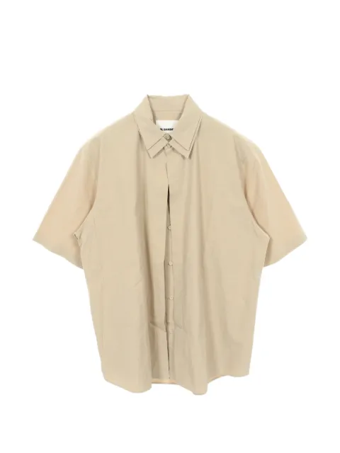Jil Sander Pre-Owned 2010s layered short-sleeve shirt Neutrals 1058602
