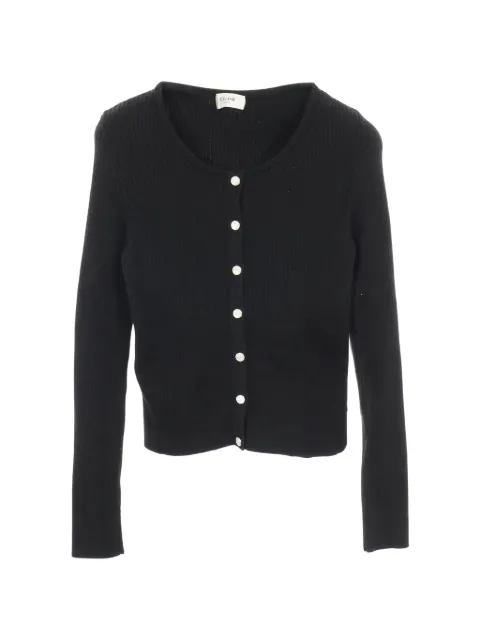 Celine Pre-Owned 2010s Triomphe cardigan Black 1060407