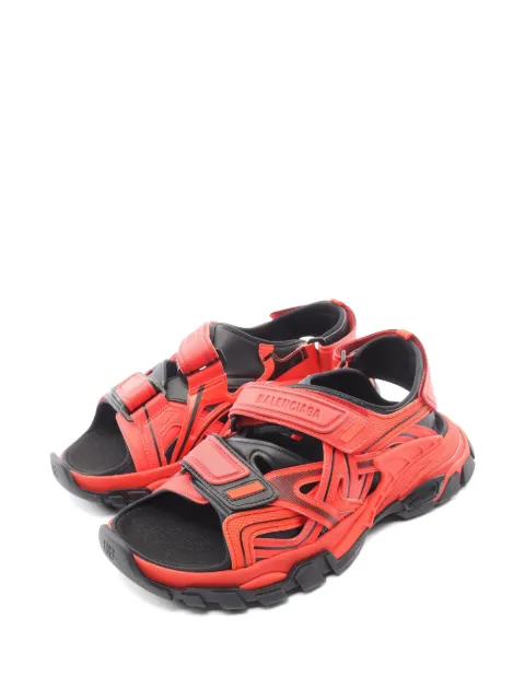 Balenciaga Pre-Owned Track touch-strap sandals Red 1050494