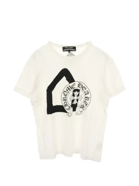 Comme Des Garçons Pre-Owned x Chrome Hearts 2000s logo-print T-shirt White 1054193