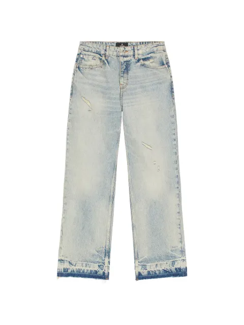 Represent stud-embellished distressed jeans Blue MLM100764