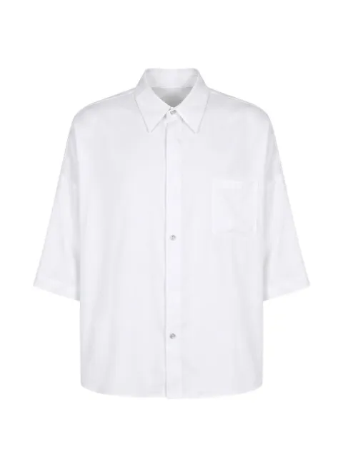 House Of The Very Islands Jacob short-sleeve oversized shirt White SHXLCLASSIC